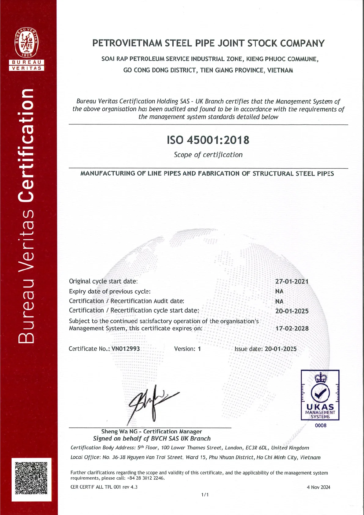 ISO 45001:2018